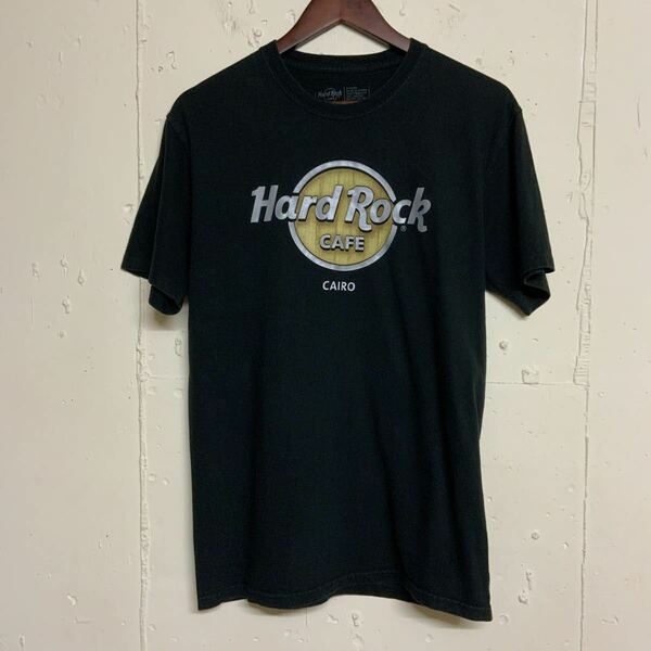 HARD ROCK CAFEハードロックカフェ半袖Tシャツ古着黒色ブラックメンズＭ