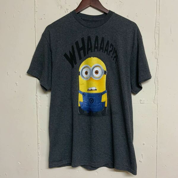 DESPICABLE ME怪盗グレーミニオン半袖Tシャツ古着メンズL