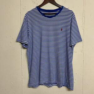 POLO RALPH LAUREN ポロラルフローレン半袖ボーダーTシャツ 古着メンズXXL