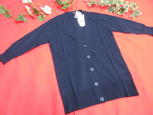OH5499 DHC UV*CUT V neck cardigan S size navy beautiful design company air conditioner cold .