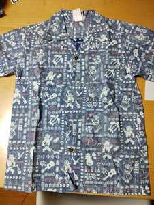 ハワイ購入 88TEES エイティエイティーズ アロハシャツ アメリカサイズ8（日本サイズ130前後）　バックプリント　送料無料