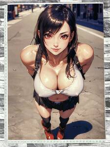 A3キャンバスアート ポスター ファイナルファンタジー FF ティファ i'm Tifa