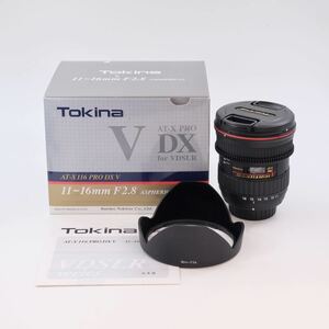 Tokina Tokina AT-X 11-16mm f2.8 DX-V Nikon Nikon mount for lens 