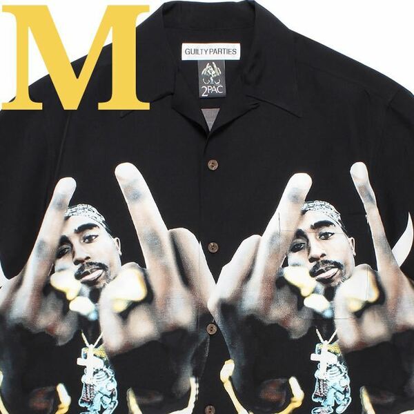 舐達麻 着 WACKO MARIA ワコマリア 2023ss 新作 TUPAC トゥパック 2PAC HAWAIIAN SHIRT ハワイアンシャツ COLOR カラー M 新品未着用タグ付