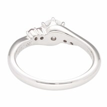 StarJewelry スタージュエリー ダイヤモンド(0.351ct D-VS2-3Ex) ピンクダイヤモンド(0.07ct) リング PT950 日本サイズ約9号 #49 鑑定書_画像3