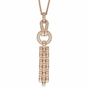 Cartier Cartier diamond (1.48cts)a graph pendant necklace 750 K18 PG pink gold N7424320