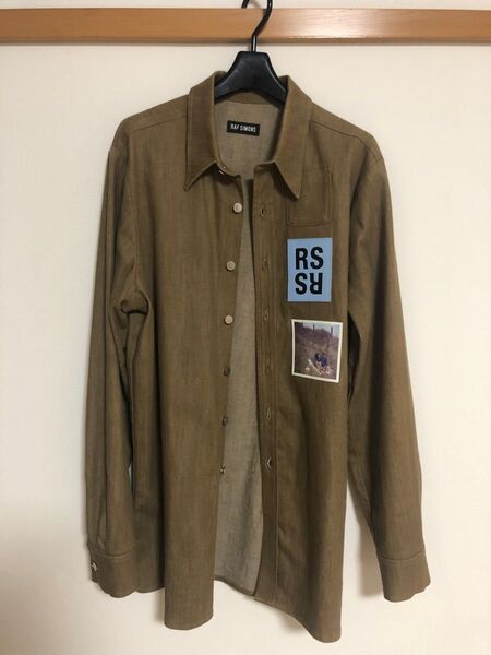 超激レア Raf Simons ラフシモンズ デニムシャツ Travis Scott トラヴィス スコット 長袖シャツ