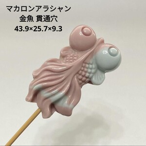 Y5 マカロンアラシャン 彩玉 金魚 貫通穴 43.9×25.7×9.3