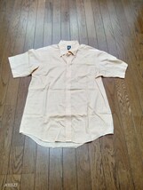 【中古品】 40Savile Row　メンズ ワイシャツ ビジネスシャツカッターシャツ Yシャツ ワイシャツ ボタンダウンシャツ オレンジ メンズLL_画像1