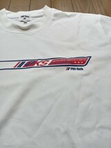 【中古品】PRO-Keds　プロケッズ　速乾性Ｔシャツ　ホワイト　半袖Tシャツ ２Ｌ　シンプルＴシャツ_画像6