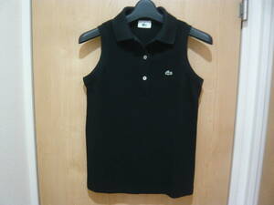 Lacoste Lacoste Logo Logo Sleep Live Kanoko Polo Рубашка каноко Polo Рубашка Black Black Ladies 40 (JP Ladies L)