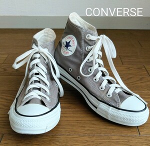 【CONVERSE 】コンバース!!オールスター ☆ハイカットスニーカー☆グレー☆サイズ24.5cm♪