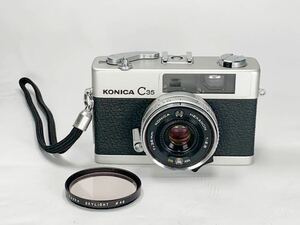 【動作品】KONICA C35コニカフィルムカメラ