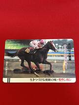 使用済み ★☆ 天皇賞 サクラユタカオー 第94回 モランボン 競馬 テレカ テレフォンカード_画像1