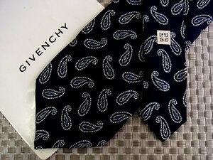 ♪31322C♪良品【ペイズリー 柄】ジバンシィ【GIVENCHY】ネクタイ