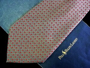 ! now week. bargain sale 980 jpy ~!2063! superior article [RALPH LAUREN] Ralph Lauren [peiz Lead to pattern ] necktie!