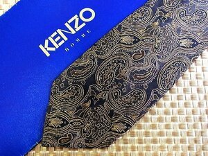 ♪32070D♪状態並品【刺繍 ペイズリー 柄】ケンゾー【KENZO】ネクタイ