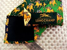 ♪32279D♪状態並品【競馬 馬 動物 柄】ロンシャン【LONGCHAMP】ネクタイ_画像2