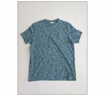 【durini】Others NO EXCESS 30%OFF メランジプリント Tシャツ クルーネック カットソー 半袖 BCIコットン オーバーサイズ/ブルー/L_画像4
