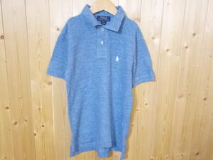 a1273◆POLO RALPH LAUREN ポロシャツ◆サイズS 8 KIDS 子供 ポロラルフローレン 半袖ポロシャツ ゆうパケット送料360円 5G