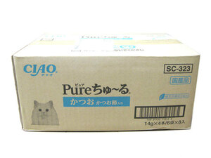 いなば　チャオ　ピュアちゅ〜る　かつおかつお節入り　14g×4本×48個　グレインフリー国産品