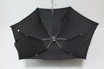 新品　ムーンバット製　 CYPRES COLLINE　シュプレコリン　紫外線防止加工　晴雨兼用　折り畳み日傘　１６　ブラック系_画像7