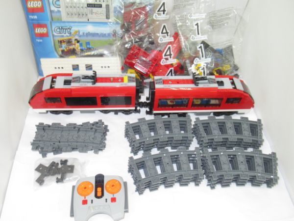 1F 美品 一部未開封 レゴ LEGO CITY 6-12 7938 レゴシティ 超特急列車