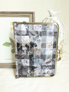  Liberty print * bulrush . pocketbook case * archive silver chewing gum * passbook *.. notebook *. medicine notebook * hand made 