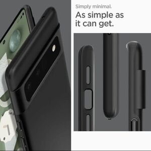 Spigen Pixel6 Pro ケース 超薄型 厚さ1.55mm 2重構造