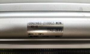 ②ＳＭＣ 中古浅使用 ＣＤＱ２Ａ63-210DCZ-M　　開発機で使用 計画変更のため在庫 。センサー付き。　値下げ。