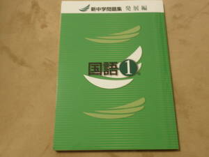 受験＆入試対策用に！塾教材★新中学問題集　中学１年　国語（発展編）★新品！