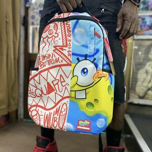 USA正規品 【13周年記念】 SPRAYGROUND スプレイグラウンド SpongeBob スポンジボブ SPLIT ビキニボトム バックパック Save The Ocean