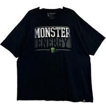 Monster モンスターエナジー プリントTシャツ ブラック ヴィンテージ_画像1