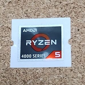 Ryzen5 4000 シリーズ　シール