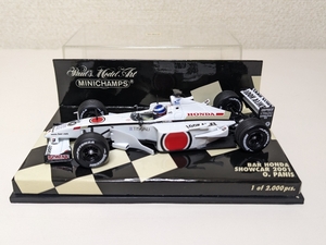 1/43 MINICHAPS BAR HONDA SHOWCAR 2001 O.PANIS BAR ホンダ ショーカー パニス