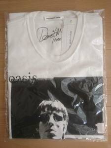 当時物★OASIS フォトTシャツ ホワイト M museum neu TIMELESS by Dennis Morris オアシス リアムギャラガー／Liam Gallagher UK バンド