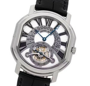 *Daniel Roth* Daniel low toTourbillon Retrograde палец на ноге рубин yon Retrograde K18WG высший класс наручные часы редкий редкость прекрасный товар!! трудно найти!!