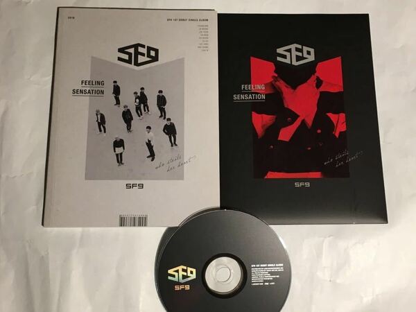 送料込み　SF9　CD　1ST DEBUT SINGLE ALBUM　☆FEELING SENSATION☆　3曲　韓国盤　K-POP