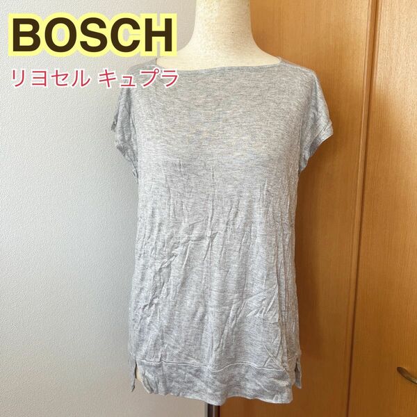 【BOSCH ボッシュ】グレー 無地 Tシャツ トップス