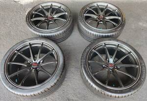 RAYS VOLK RACING G25 20インチ 10J+30 9J+40 114.3/5H フェアレディZ おまけタイヤ付き