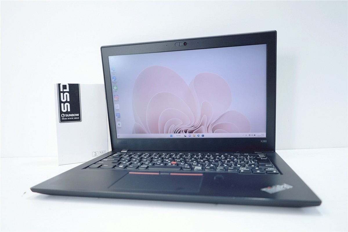 ☆1円～ Lenovo ThinkPad X280 □Core i5 8350U メモリ8GB SSD無し