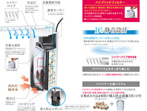 GEX サイレントフローデュアル ホワイトSP 熱帯魚 観賞魚用品 水槽用品 フィルター ポンプ ジェックス_画像3