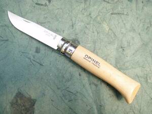 OPINEL/オピネル #8 OP23080 ステンレス/Beechwood 新品：即決