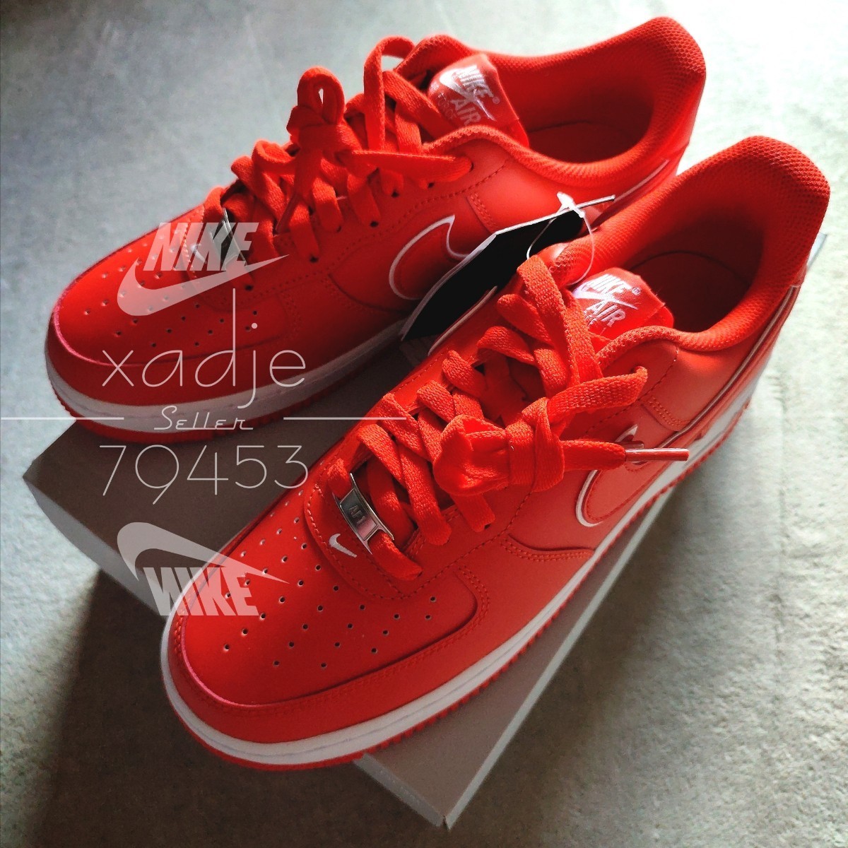 新品 正規品 NIKE ナイキ AIR FORCE1 LOW エアフォース1 ロー 07 赤