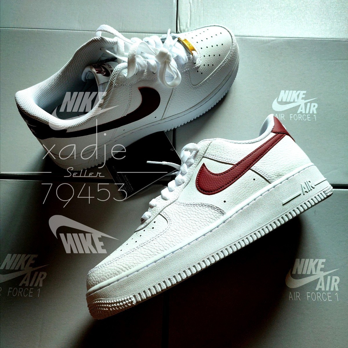 ヤフオク! -「nike air force 1 low 赤」の落札相場・落札価格