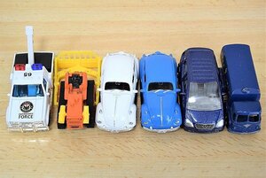 v WELLY? Willie Volkswagen Classic Beetle / Metropolitan Police Department wrecker car etc. 6 point set * Junk outer box etc. lack of 