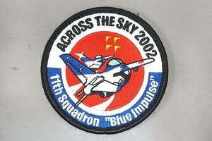 ★ ACROSS THE SKY 2002 11th Squadron 第11飛行隊 Blue Impulse ブルーインパルス ワッペン/パッチ ベルクロ付き