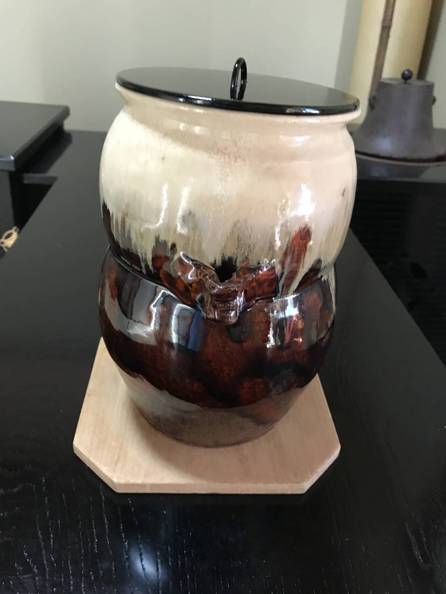 茶道具朝鮮唐津水指| JChere雅虎拍卖代购