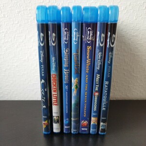 中古品★英語版 ディズニーアニメ映画 7本セット Blu-ray