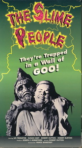  horror movie * American version VHS [THE SLIME PEOPLE](hedoro human *1963)